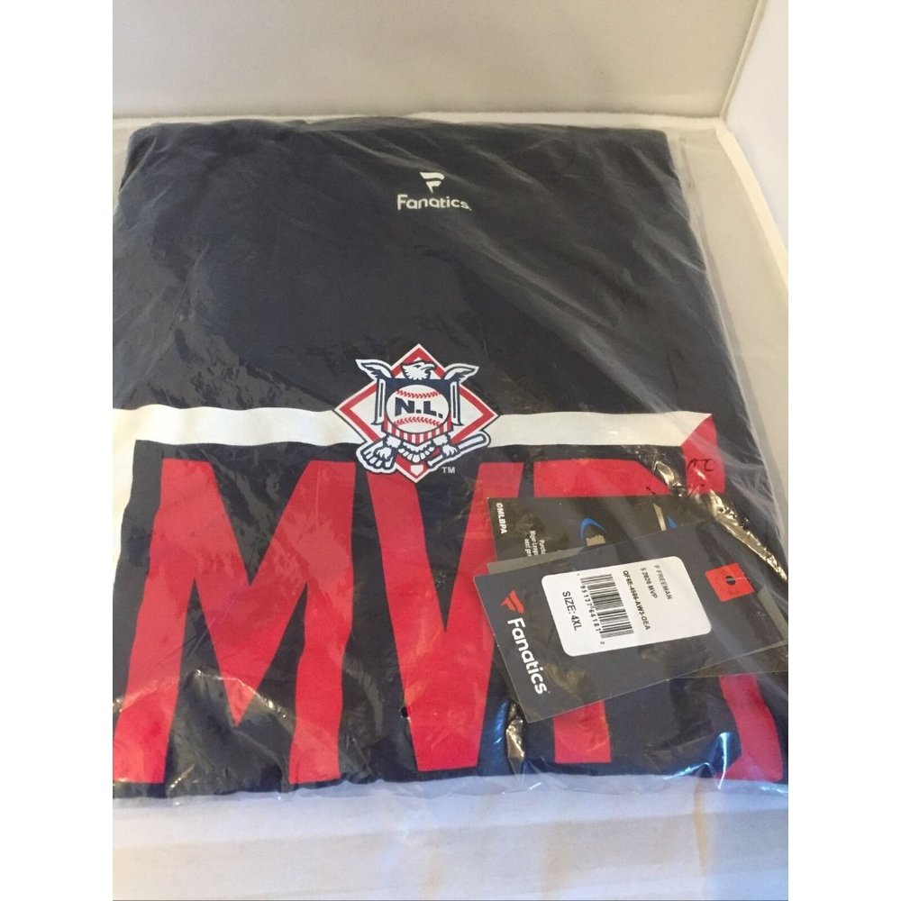 Freddie Freeman Atlanta Braves Fanatics  2020 MVP Shirt 4XL New With Tags